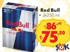 RED BULL ENERJİ İÇECEĞİ 2X250 ML RED BULL ENERJİ İÇECEĞİ 2X250 ML